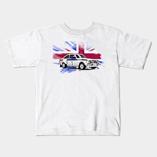 Escort Rally United Kingdom Print Kids T-Shirt